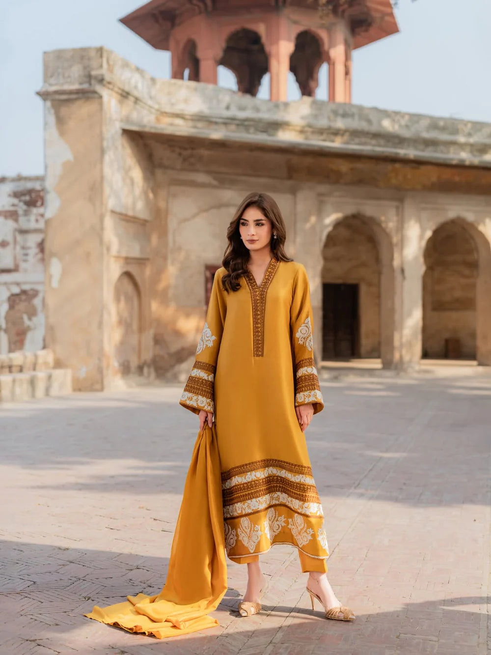 Mahveen Embroidered 3pc
