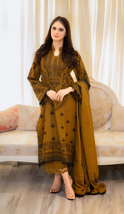 Ghazal Embroidered 3pc